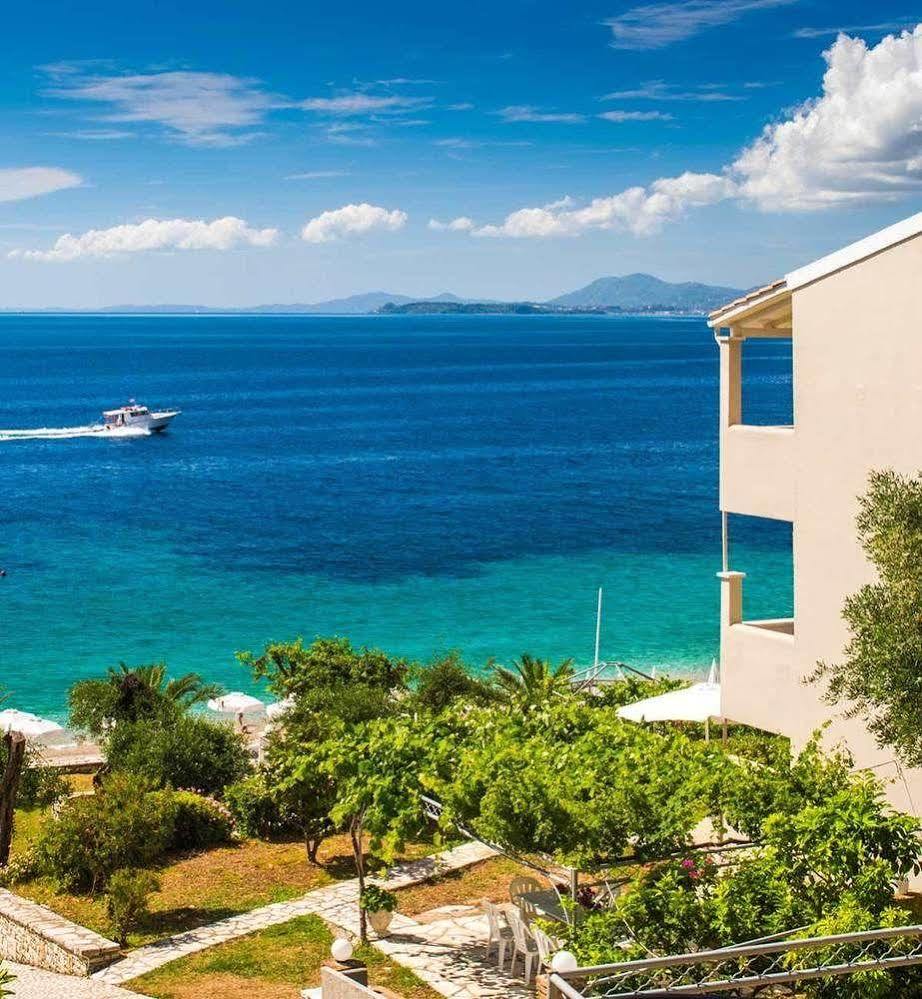 Krouzeri Beach Apartments Katávolosz Kültér fotó
